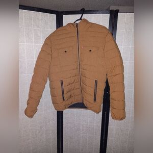 Levi's Tan Puffer Jacket for Men